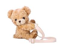 Borsa a tracolla per bambole Borsa a tracolla orsetto da donna Borsa per appuntamenti femminili con orso sorridente Portamonete Portamonete per ragazze Telefono da donna Cartoni animati Smile