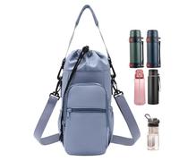 Borsa a tracolla per bottiglia d'acqua, Borsa per bottiglia d'acqua | Portabottiglie per bicchiere da passeggio per passeggiate, escursioni, viaggi, campeggio