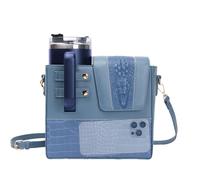 Borsa a tracolla per bottiglia d'acqua - Borsa per portabottiglie, porta bottiglia d'acqua isolata | Elegante borsa da trasporto a tracolla con tracolla regolabile, supporto per custodia nella manica,