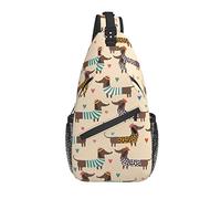 Borsa a tracolla per cane bassotto da escursionismo infantile zainetto a tracolla zaino da viaggio per uomo donna