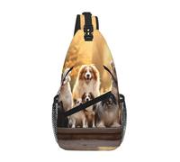 Borsa a tracolla per cani di razza a tracolla borsa a tracolla tracolla in vita marsupio uomo donna