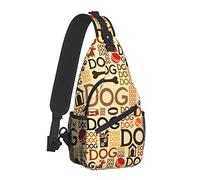 Borsa a tracolla per cani per donna uomo, borse a tracolla a tracolla con design animalier, zaino a tracolla casual, borsa da viaggio, escursionismo, zainetto per esterni
