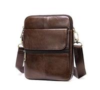 Borsa a Tracolla per Cellulare in Pelle da Uomo, Borsetta Porta Cellulare Tracolla, Universale Borsa a Spalla Uomo Pelle Telefono Custodia Portafoglio Messenger Bag Borsello per Viaggio Sportive