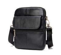 Borsa a Tracolla per Cellulare in Pelle da Uomo, Borsetta Porta Cellulare Tracolla, Universale Borsa a Spalla Uomo Pelle Telefono Custodia Portafoglio Messenger Bag Borsello per Viaggio Sportive