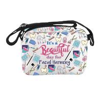 Borsa a tracolla per chirurgo orale regalo di ringraziamento per dentista It's a Beautiful Day for Facial Harmony Crossbody Bag per studenti di odontoiatria, Fac-harbag, casual