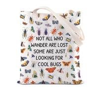 Borsa a tracolla per collezionisti di insetti, idea regalo per la caccia di insetti, regalo per zoologia, regalo biologico, farfalle, scarabeo, Borsa per insetti, 35*40cm