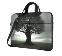 Borsa a tracolla per computer portatile con stampa albero solitario facile da usare quando si viaggia per affari