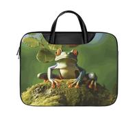 Borsa a tracolla per computer portatile da 17 pollici, impermeabile, portatile, borsa messenger per donne e uomini, albero della rana della pace