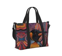 Borsa a tracolla per computer portatile, da donna, da lavoro, con motivo astratto, pinguino, borsa da palestra per donne e uomini, borsa a tracolla per oggetti personali, borse da viaggio per donne