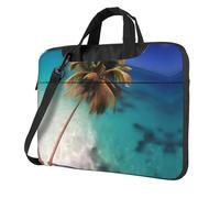 Borsa a tracolla per computer portatile stampata Isole dei Caraibi facile da usare quando si viaggia per affari