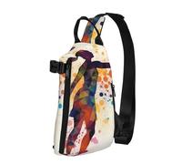Borsa a tracolla per donne e uomini, borsa a tracolla da basket, borsa da petto, da viaggio, leggera, casual, Modello ragazza basket, Taglia unica