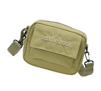 Borsa a tracolla per donne e uomo Borsa a tracolla semplice stili giapponesi messaggeri telefono shopping donna spalla nylon messenger telefono stile giapponese Crossbody, Verde, One Size