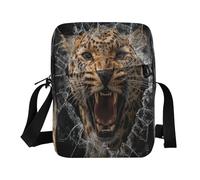 borsa a tracolla per gli uomini borsa a tracolla da uomo borsa casual borsa a tracolla per donna tracolla regolabile per affari Angry Leopard modello 3d