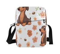 Borsa a tracolla per gli uomini Borse a tracolla Piccole Borse per le donne Borse a tracolla Borse a mano Tracolla Regolabile per Outdoor Daily Cartoon stile kawaii Bassotto Cane
