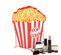 Borsa a tracolla per hamburger, ideale per scuola, lavoro, pendolari, viaggi, spiaggia, campeggio, shopping, appuntamenti, passeggiate durante la notte, Popcorn, Refer to description