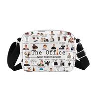 Borsa a tracolla per i fan della serie TV con lettere dell'alfabeto, idea regalo ispirata al programma televisivo, Offbagice, Medium