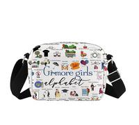 Borsa a tracolla per i fan della serie TV con lettere dell'alfabeto, idea regalo ispirata al programma televisivo, G-bagmore, Medium