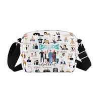 Borsa a tracolla per i fan della serie TV con lettere dell'alfabeto, idea regalo ispirata al programma televisivo, Scrbagub, Medium