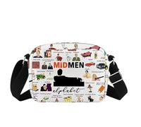 Borsa a tracolla per i fan della serie TV con lettere dell'alfabeto, idea regalo ispirata al programma televisivo, Madbagen, Medium