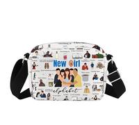 Borsa a tracolla per i fan della serie TV con lettere dell'alfabeto, idea regalo ispirata al programma televisivo, Nuovo Gbag, Medium