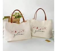 Borsa a tracolla per la madre della sposa, borsa in tela per la madre dello sposo e della sposa, regalo di matrimonio, addio al nubilato, regalo per la festa della sposa, regalo per la madre della spo
