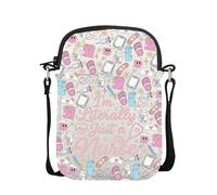Borsa a tracolla per la scuola infermieristica, regalo per infermieristica, studente, accettazione regalo I'm Literally Just A Nurse, Solo un'infermiera Cb Uk, 0