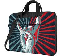 Borsa a tracolla per laptop Rock and Roll Hand Sign Manico radiale Custodia per custodia per laptop