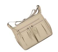 Borsa a tracolla per le donne borsa a tracolla borsa messaggeri alla moda Pocketbook impermeabili multi tasche regali impermeabili nylon messenger borse e borse, cachi, One Size