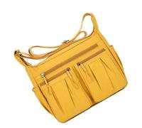 Borsa a tracolla per le donne borsa a tracolla borsa messaggeri borsa alla moda Pocketbook impermeabile multi tasche regali multi tasca spalla, Giallo, One Size