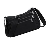 Borsa a tracolla per le donne borsa a tracolla borsa messaggeri borsa alla moda Pocketbook impermeabile multi tasche regali multi tasca spalla, Nero , One Size