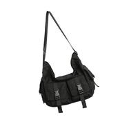Borsa a tracolla per le donne borsa a tracolla messaggeri alla moda Pocketbook impermeabile multi tasche regali impermeabile nylon messenger borse e borse, Nero , One Size