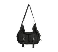 Borsa a tracolla per le donne borsa a tracolla messaggeri alla moda Pocketbook impermeabile multi tasche regali impermeabile nylon messenger borse e borse, Nero , One Size