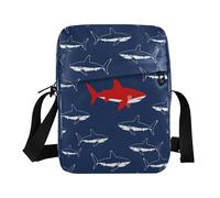 borsa a tracolla per le donne Borse a tracolla per le donne piccole borse a tracolla borse a tracolla per le donne tracolla regolabile per affari blu navy pesce oceano