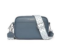 Borsa a tracolla per le donne in vera pelle ampia tracolla borsa a tracolla borsa alla moda design fotocamera Crossbody borsa superiore zip, A08-blu