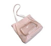Borsa a tracolla per pendolari zaino per studenti grande scomparto PU borse da ufficio borsa ascellare per borsa a tracolla essenziale in PU quotidiana donna, A, One Size