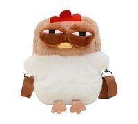 Borsa a tracolla per pollo, morbido sacchetto per animali | Borsa per la spesa dei cartoni animati, sacchetto morbido per pollo, per bambini, amici, vestito senza sforzo con questo versatile pollo