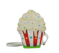 Borsa a tracolla per ragazze Cupcake Bag Borse in pelle PU Borsa Cupcake Box Crossbody Per Le Donne Ragazza Struttura Interna Multifunzionale, bianco, One Size