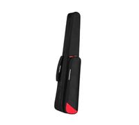 Borsa a tracolla per sassofono Sax Gig Bag Borsa a tracolla leggera Grande capacità Strumento a fiato digitale Zaino Borsa a mano per viaggiare, Nero Con Rosso