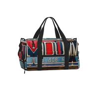 Borsa a tracolla per sport, borsa da viaggio con stampa di simboli matematici, perfetta per palestra, campeggio, viaggi di lavoro, Vecchia Immagine Licenza, One Size
