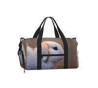 Borsa a tracolla per sport, borsa da viaggio, con stampa mandala, perfetta per palestra, campeggio, viaggi di lavoro, Coniglio grido, One Size