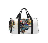 Borsa a tracolla per sport, borsa da viaggio, con stampa mandala, perfetta per palestra, campeggio, viaggi di lavoro, Intelligenza Artificiale Cervello, One Size
