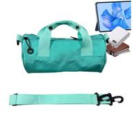 Borsa a tracolla per sport, borsone a forma di botte, Ciano, Vedere | Borsa da notte di grande capacità con tracolla regolabile, per campeggio, scuola, nuoto, escursionismo, adolescenti