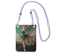 Borsa a tracolla per telefono cellulare con ballerina come farfalla borse a tracolla impermeabile borsa per telefono cellulare borsa a tracolla per le donne