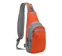 Borsa a tracolla per uomo e donna con cerniera, borsa a tracolla singola per ciclismo, sport, alpinismo, viaggi, piccolo zaino a tracolla per borse, A, Taglia unica