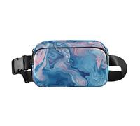 Borsa a tracolla per uomo e donna, impermeabile, con tracolla regolabile, per shopping, sport, lavoro, colore: blu polvere, Sogni Blu Polvere, 1 size