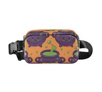 Borsa a tracolla per uomo e donna, mini borsa a tracolla con calderone da strega, per Halloween, alla moda