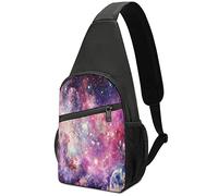 Borsa a tracolla per zaino a tracolla multicolore Galaxy Borsa a tracolla leggera con una tracolla Zaino da escursionismo da viaggio