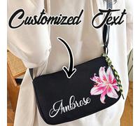 Borsa a tracolla personalizzata e regolabile, borsa a tracolla da donna con grande capacità, borsa a tracolla personalizzabile con nome, borsa a spalla di moda, borsa a tracolla, portafoglio con cintu