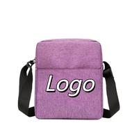 Borsa A Tracolla Personalizzata - Personalizzabile con Qualsiasi Logo O Testo - Borsa A Tracolla Casual per Uomo e Donna - Perfetta per I Viaggi Color5,18.5 * 6.5 * 23CM