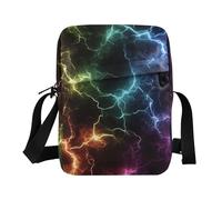 Borsa a tracolla Piccola Borsa a Tracolla Per Le Donne Delle Donne Della Borsa A Tracolla Tracolla Tracolla Regolabile per Viaggio Nero Colorato Fulmine